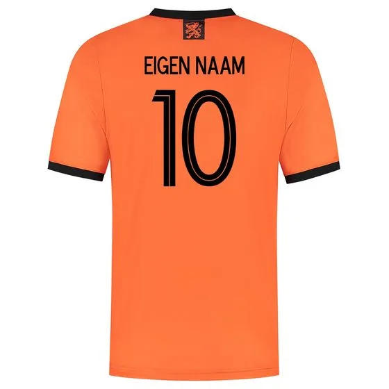 Nederland shirt dames in oranje — getailleerd versus standard fit