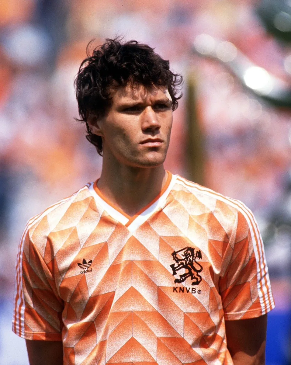 Het EK 1988-shirt van Nederland met geometrisch patroon — retro-klassieker